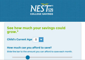 NEST College Savings Planning Calculator