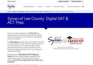 Sylvan for SAT/ACT support