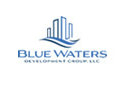 Blue Waters logo with stylized blue tower shapes and the text “Blue Waters” and “Orthodontics and Cosmetic Dentistry.”